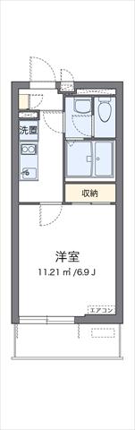 クレイノビッグアロー川崎の間取り写真