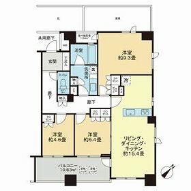 ピアース東京インプレイスの間取り写真