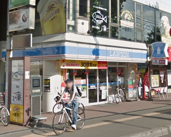コンビニ　ローソン札幌南郷18丁目店（コンビニ）まで351m