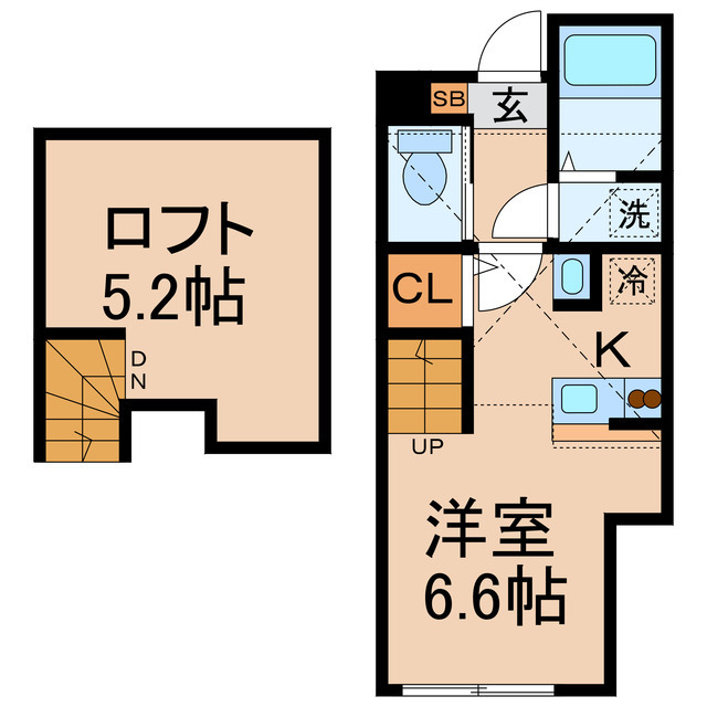 相鉄本線 星川駅 徒歩11分 2階建 築15年の間取り写真