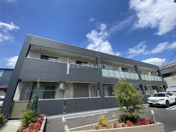 建物外観　建築中！