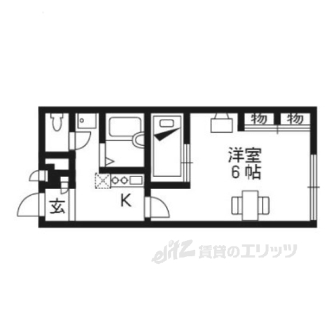レオパレスヴィルヌーブ醍醐の間取り写真