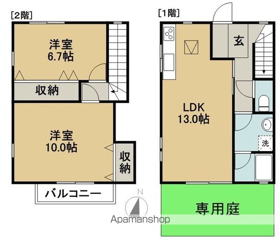 ツインズヒロの間取り写真