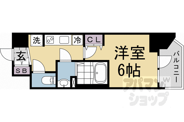 エステムコート京都ステーションIIの間取り写真