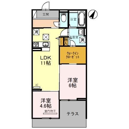 スカーラ大宮の間取り写真