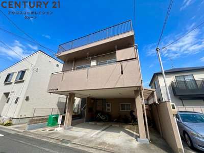 建物外観　24時間防犯カメラ付きで安心です！