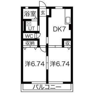 エルハイムAの間取り写真