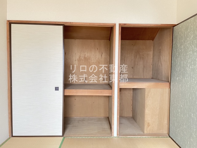 収納　壁一面に収納あり☆