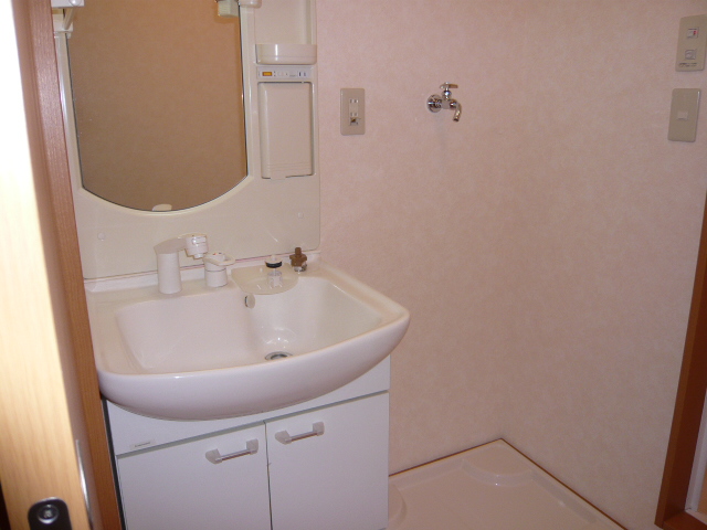 洗面設備　朝シャンできますぅ～