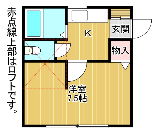 アルビオン長潟の間取り