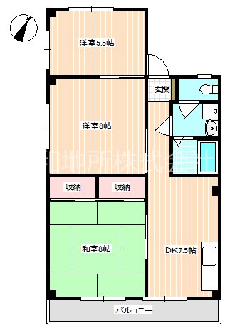 島田アパートの間取り