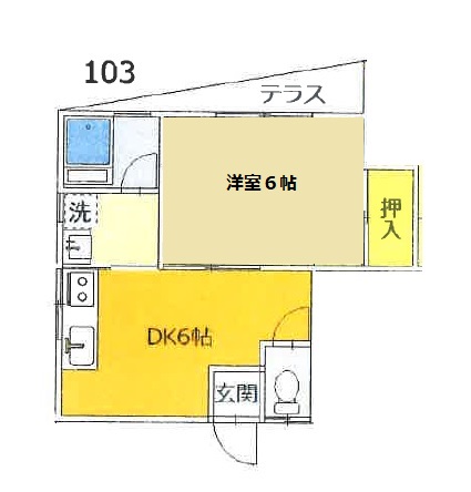 日野ハイツの間取り写真