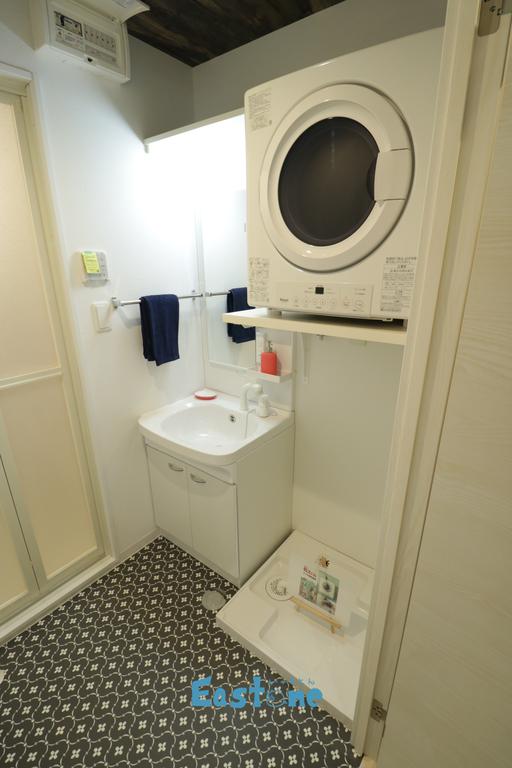 洗面設備　ガスの乾太くんが付いている脱衣所で乾かし放題