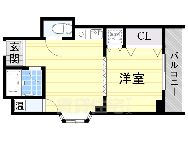 堺市堺区車之町西のマンションの間取り