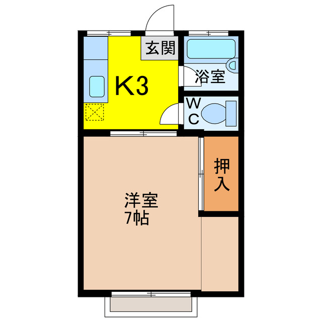 一刻館ハイツの間取り