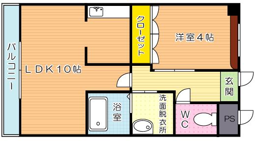 COUNTRY HOUSE YOSHIHO (カントリーハウスヨシホ)の間取り