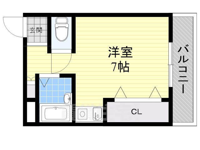 茨木市橋の内のマンションの間取り