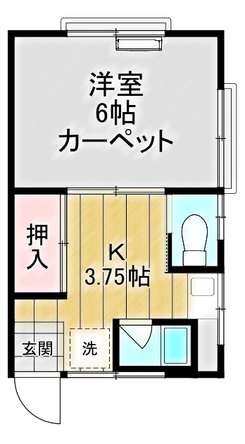 一すじ荘の間取り