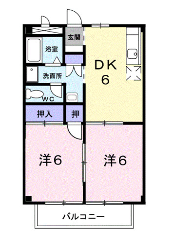 ゼスト大津の間取り