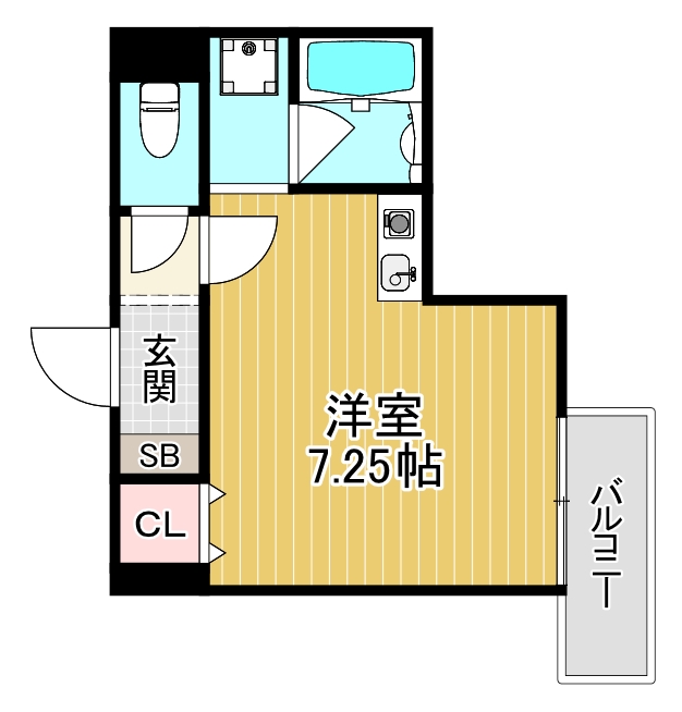 緑橋大発マンションの間取り