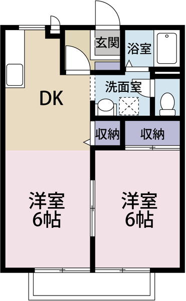 オリーブハウスの間取り