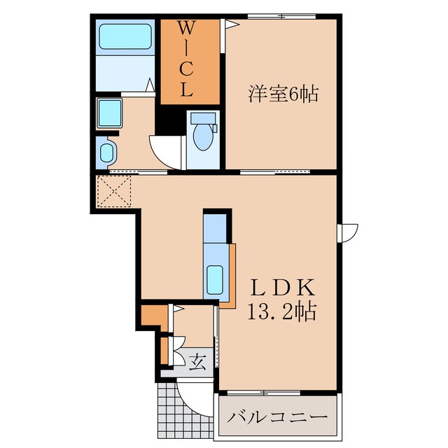 エンブレイス　Iの間取り