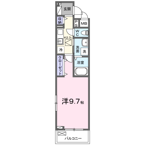 カーサ　フェンテの間取り