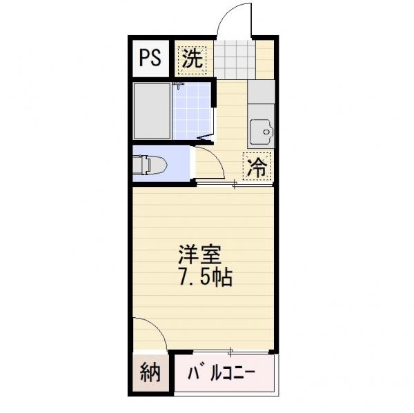 長野市桐原のマンションの間取り