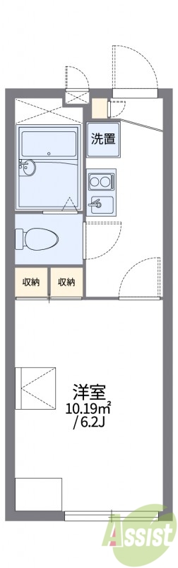 レオパレス本町公園の間取り