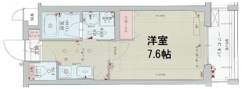 ベラジオ京都西院ウエストシティの間取り