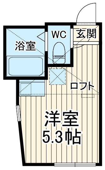 ユナイト日ノ出ルモンドの間取り