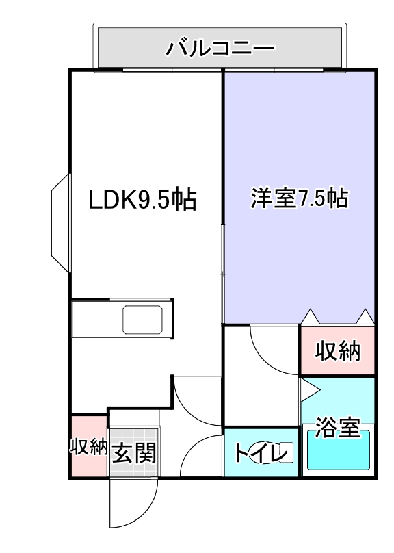 サンセットテラスの間取り