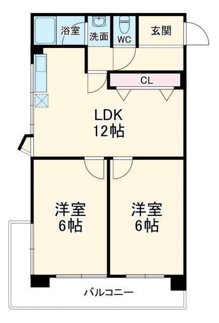 ｆメゾン吹上の間取り