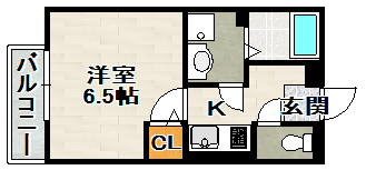 ヴェルドミール栄根の間取り