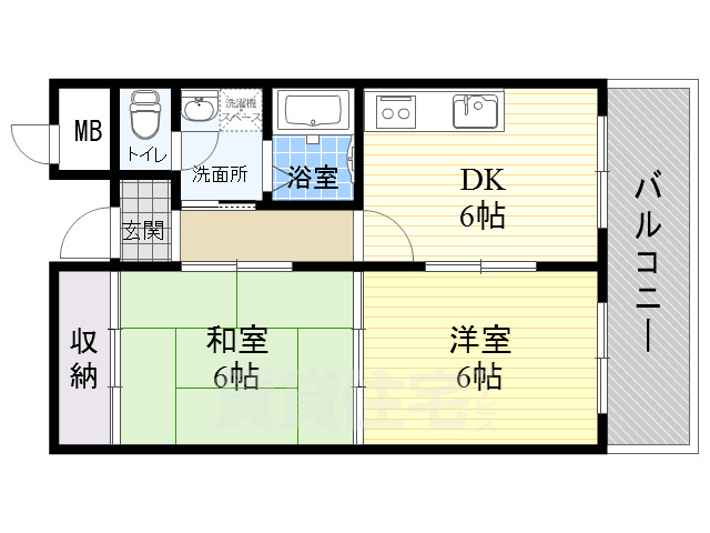 ウェルス新大阪の間取り