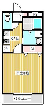 フロントハウス阿賀の間取り