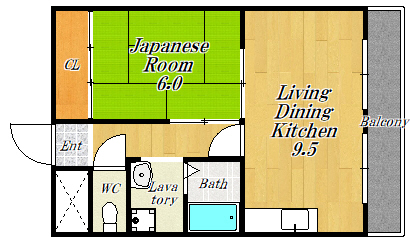 マンションエムズの間取り