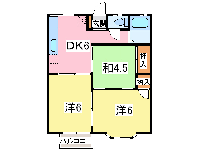 レイクヒルズ373Ａの間取り