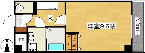 ジュネスシャトーＢの間取り