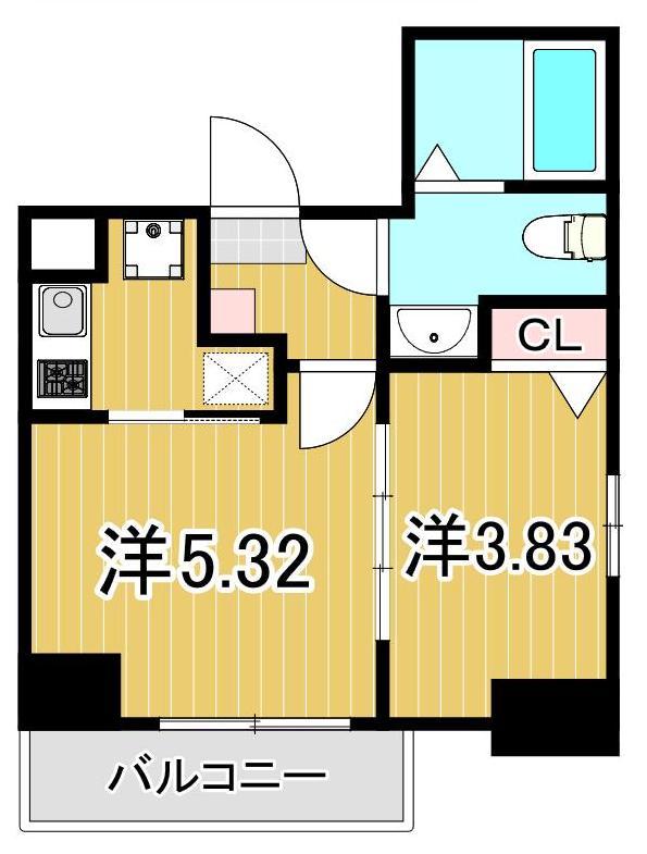 アーバハイツ六町２号館の間取り