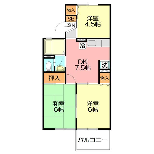 グリーンコーポの間取り