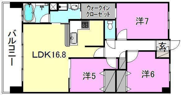 クラースタワー松山駅前の間取り