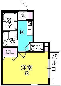 ルヴァンディス夙川の間取り