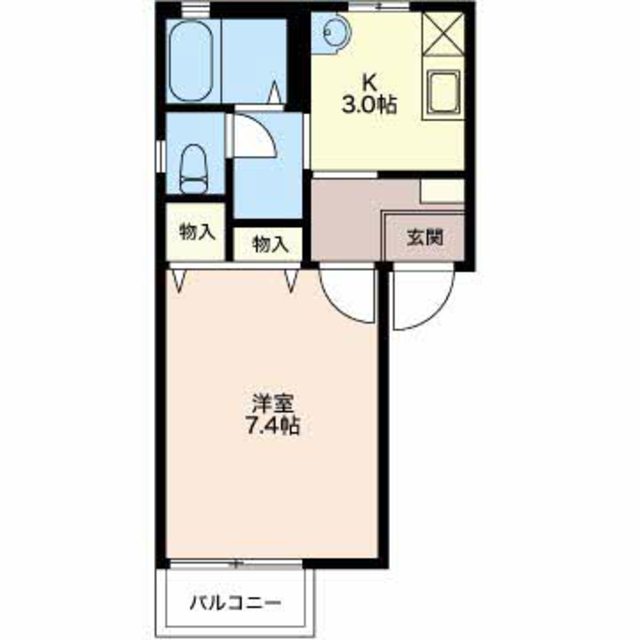 ディアス関分の間取り