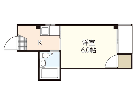 広島市中区舟入町のマンションの間取り