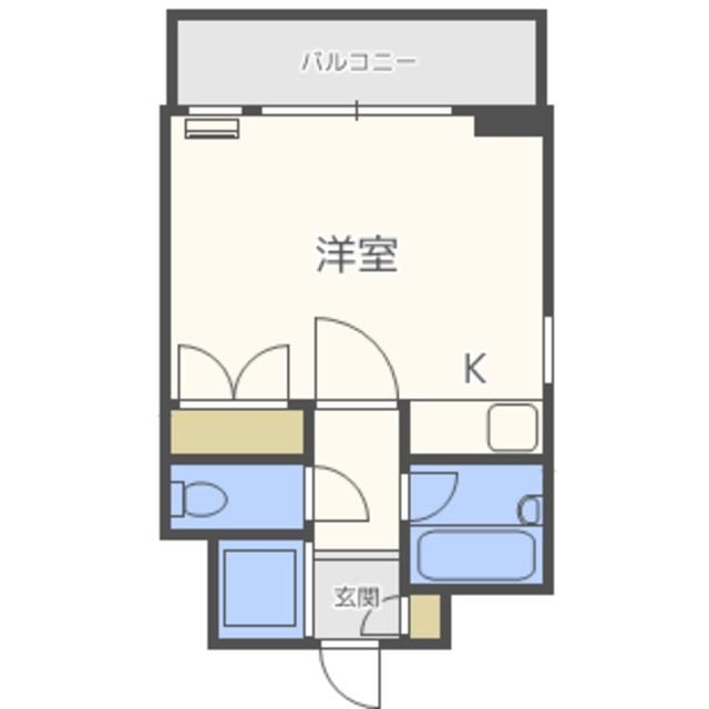 フォーチュンパレス新室見の間取り