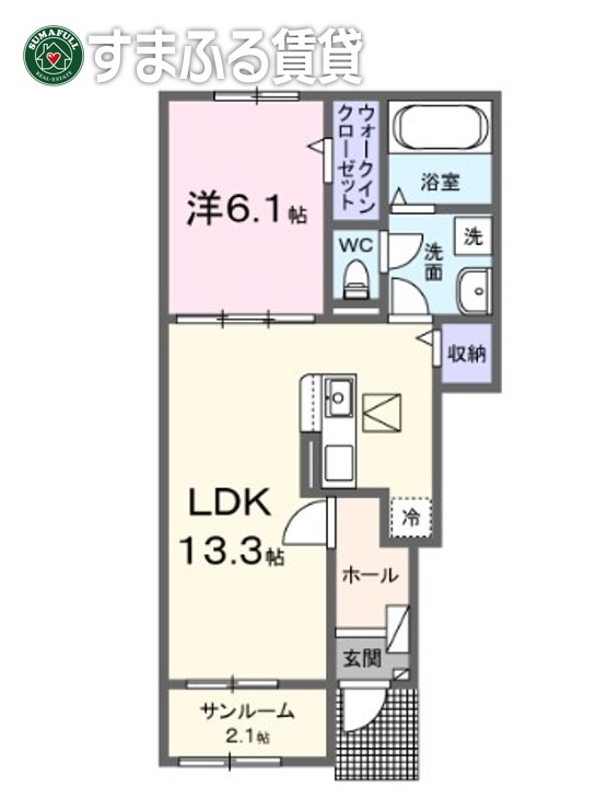 エル豊岡Iの間取り