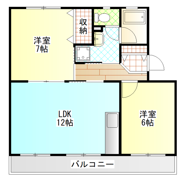 第５木村ハイツの間取り