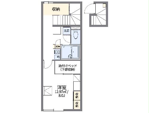 レオパレス宮木の間取り