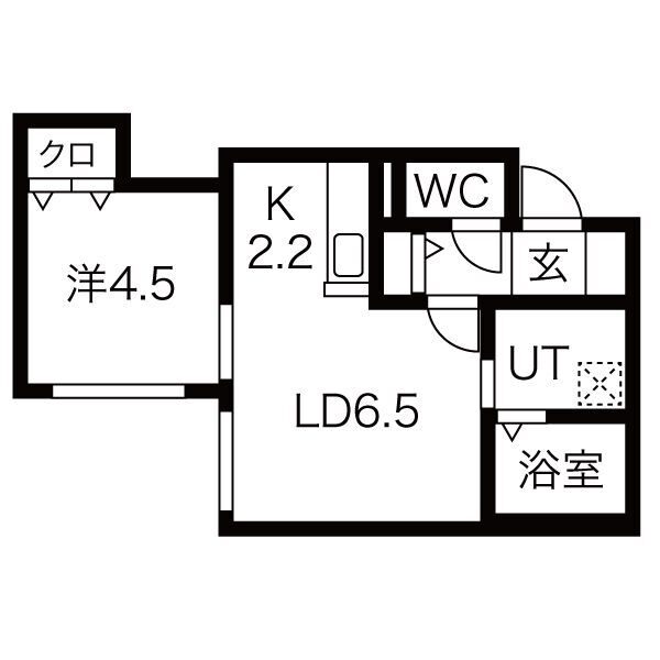 ラ・アクシアＶの間取り